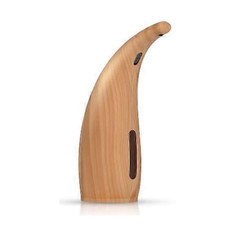 Distributeur automatique de savon liquide sans contact étanche à piles pour la cuisine et la salle de bain - Finition bois clair (1/2)