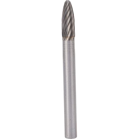 Ortviai Fichier rotatif simple coupe en acier tungstène H0618M06 pour meulage, débourrage et sculpture sur métal/bois (1/5)