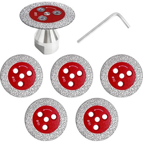 5 Pieces Mini Diamond Disc, 50 mm Diamond Blade Tile Disc (1/5)
