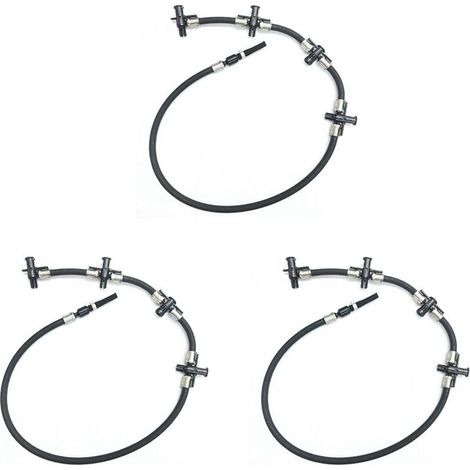 Convient pour 3X A6460700932 6460700932, convient pour Mercedes-Benz Sprinter 2.2 CDI durite de fuite de carburant/durite de réservoir de carburant/durite d'injecteur