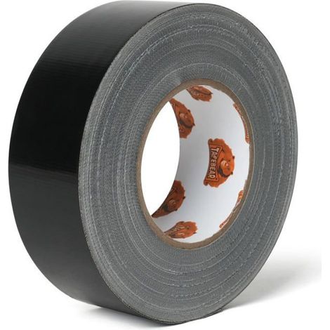 Ruban Adhésif Toilé 48mm x 32m,Noir Heavy Duty Duct Tape,Ruban Adhésif Imperméable de 16.5mil d'épaisseur,déchirable à la main (1/5)
