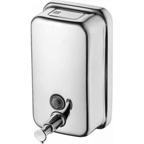 Manual Stainless Steel Wall-Mounted Soap Dispenser, Commercial Soap Dispenser Suitable for Bathrooms, Kitchens, Markets, Hotels, and Restaurants (500 ml) (1/5)
