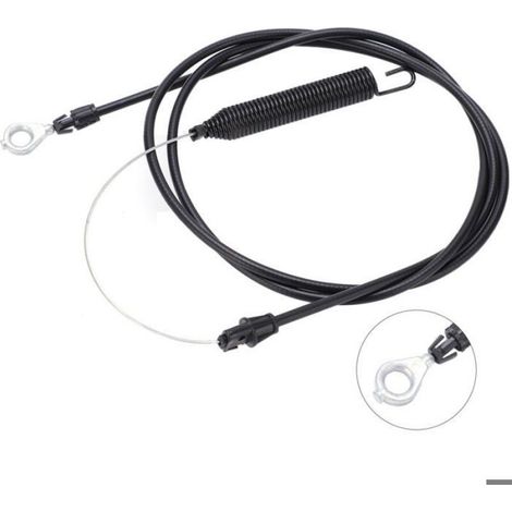Cble d'embrayage ABS métal noir 197257 de remplacement pour tondeuse autoportée Craftsman Poulan 38 pouces 42 pouce (1/4)