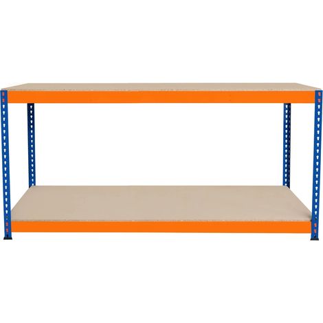 S-Rax 2 Tier Workbench - 180cm x 60cm x 90cm (1/5)