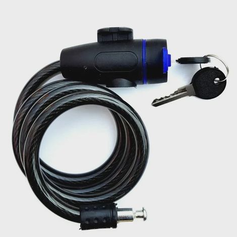 Chaîne antivol métallique pour vélo, offrant une protection antivol sur les parkings et en voyage.-AquaForge (1/5)