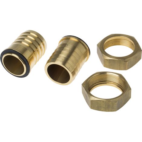 Raccord de tuyau souple RS PRO Droit, BSP 2" mâle Laiton ( Prix pour Boîte de 2 )