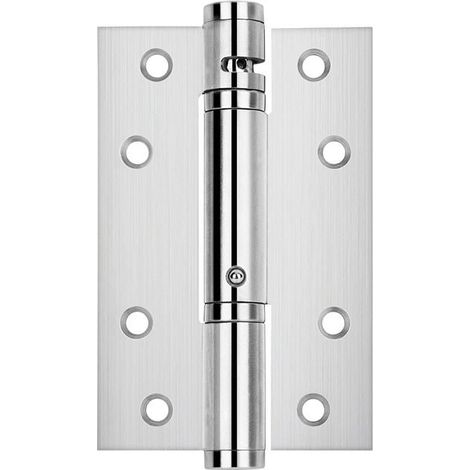 Ferme-porte automatique avec fonction de verrouillage, réglable et variable, fermé, pour extérieur, porte intérieure, porte de jardin, porte moustiquaire, porte d'entrée 30-40 kg. (1/5)