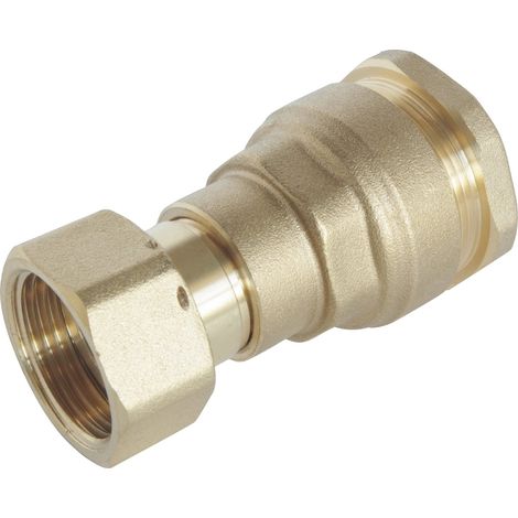 SOMATHERM PER VOI - Raccordo diritto in ottone Dado prigioniero PE25 - écr.20/27 - a senso unico tecnologia di montaggio per garantire la corretta installazione del collegamento (1/2)