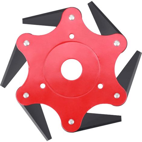 Cuchilla desbrozadora de seis hojas para cortacésped (1/3)