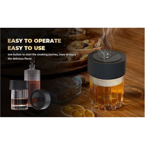 Stück. Farbe: siehe Foto. Material: Kunststoff. Elektrischer Smoker für Cocktails und Whisky (verschiedene Modelle).