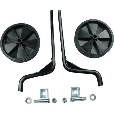 Accessoires de vélo, Stabilisateur de vélo, Poussette renforcée 12-20 Pouces Accessoires de vélo Support de roue auxiliaire Pièces de rechange Paire noire (1/5)