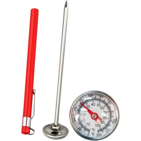 Hemobllo Thermomètre de Cuisine Acier Inoxydable Thermomètre à (1/5)