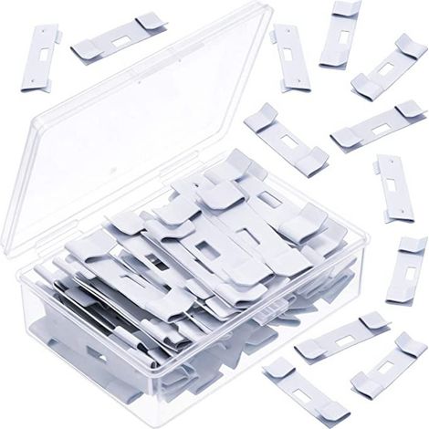 Bande de suspension métallique de 89 mm, sans usinage, accessoires de remplacement pour stores verticaux, accessoires pour stores vénitiens verticaux