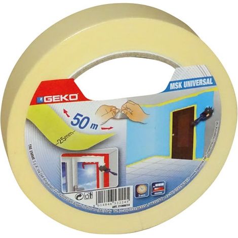 GEKO - Adhésif de masquage universel 25mmx50m