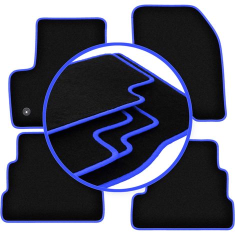 Tapis de sol Carlux bleus pour : Ford Escape MK3 SUV (2012-) (1/5)