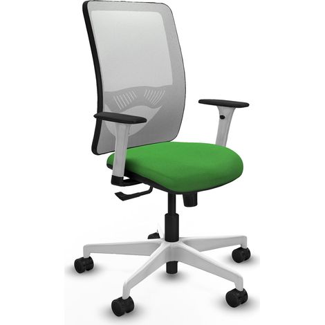 Silla de oficina piqueras y crespo Zulema blanco espuma alta densidad (1/2)