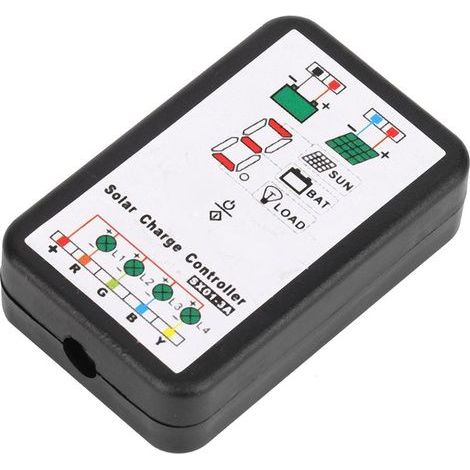 Régulateur de cha solaire PWM 6V 12V compatible batteries lithium et Ni-MH (1/5)
