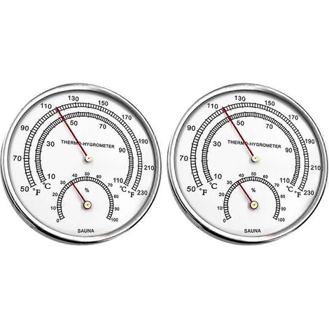 2-in-1 Saunaraum-Thermometer und Hygrometer, für Sauna, Hotel