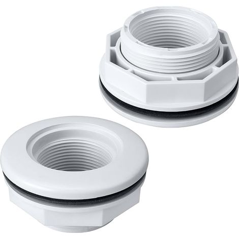 Adatto per raccordi di ingresso/ritorno FIP da 1,5" (3,8 cm) Hayward SP1023, accessori per tubi da piscina interrati, confezione da 2, stile 2 (1/5)