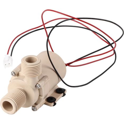 Jeffergarden Pompe de circulation d'eau à moteur sans balais solaire silencieuse Pompe submersible chaude DC 12V (1/4)