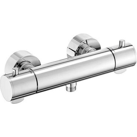 Mitigeur thermostatique pour douche PLAN DN 15, pour montage en saillie chromé KEUCO
