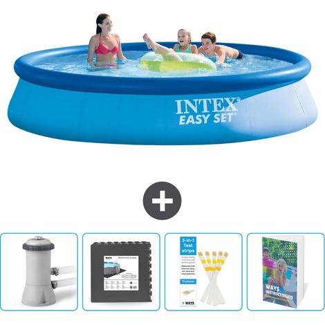 Intex Piscine Easy Set Ronde - 396x84 cm - 5-pièces SCB131 (1/5)