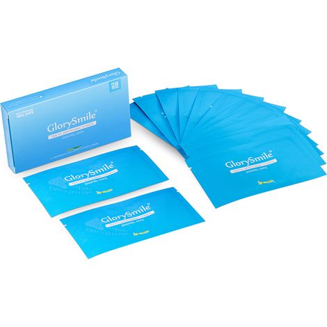 Bandes blanchissantes pour les dents, naturelles et sans danger pour l'émail, pour les dents sensibles et une haleine fraîche - Certifiées non toxiques, sans fluor, sans alcool (1/5)
