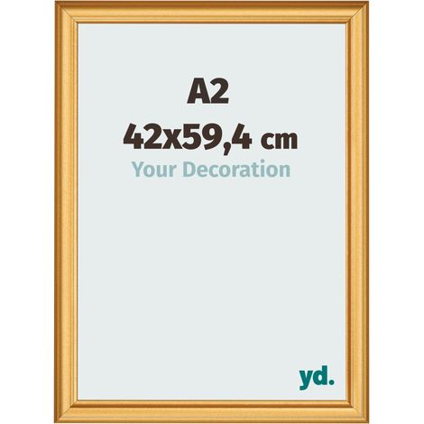 yd. - Cadre photo A2 42x59.4 - Or Mat - MDF - Lazio