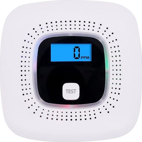 Détecteur CO à batterie – alarme cobalt – écran LCD – norme EN50291 (1/5)