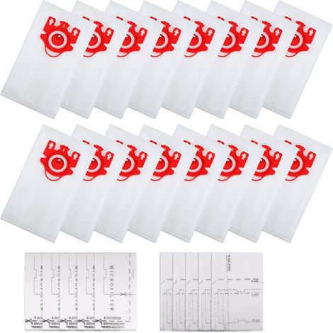 Ineasicer 16er-Pack Staubsaugerbeutel für Miele FJM – Ersatz für Miele Complete C3 Series Cat & Dog Powerline (1/4)