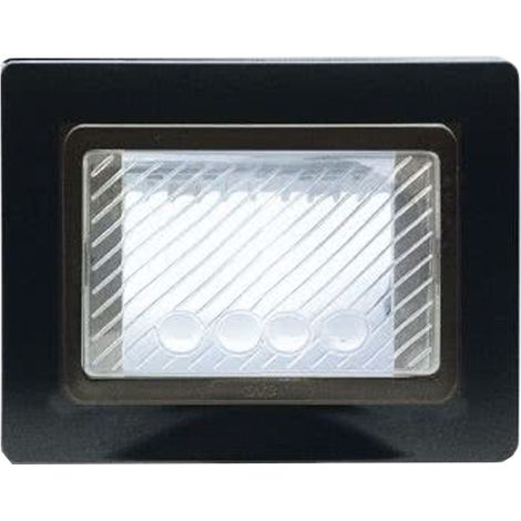 Placca Autoportante stagna Ave con membrana IP55 colore Nera 44SP03GSL (1/3)