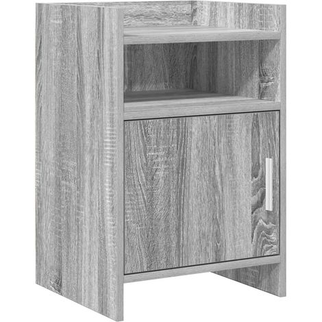 Bedside Tables Grey Sonoma 40 x 36 x 60 cm Engineered Wood vidaXL (1/5)