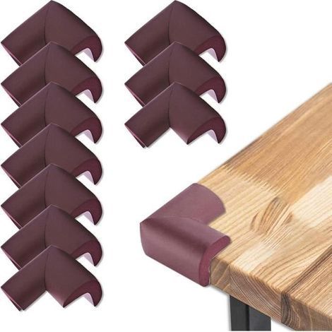 LI-Packung mit 10 Eckenschützern für Babytische mit vorappliziertem doppelseitigem Klebeband für mehr Sicherheit (1/4)