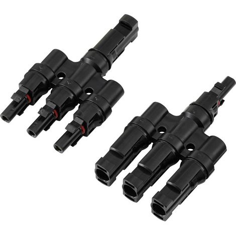 Kit de connecteurs de dérivation PV 3x TC-13805796 noir TRU COMPONENTS Contenu: 2 pc(s) (1/3)