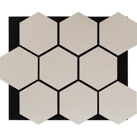 Pannello da parete in lino beige clint 56x69cm - Atmosphera créateur d'intérieur