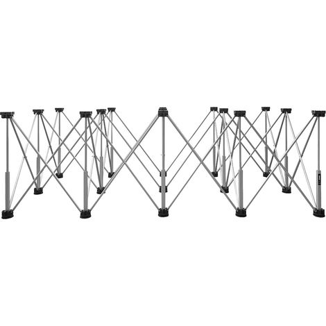 Mesa plegable de aluminio Bihui llft 221x113cm