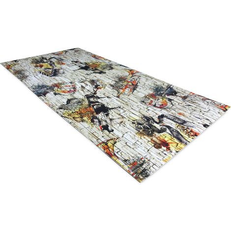 TAPPETO Runner da CUCINA Passatoia Antiscivolo STRUMENTI MUSICALI made in Italy Cm. 50x320 (1/4)