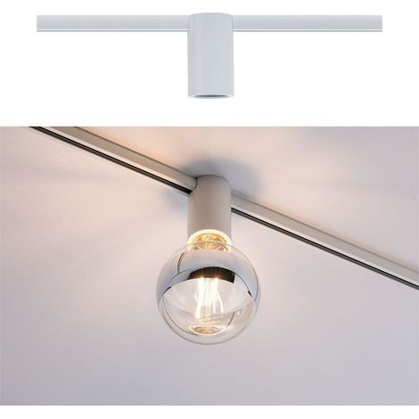 Paulmann 94974 URail Spot Ceiling Socket Weiß E27 dimmbar ohne Leuchtmittel (1/5)
