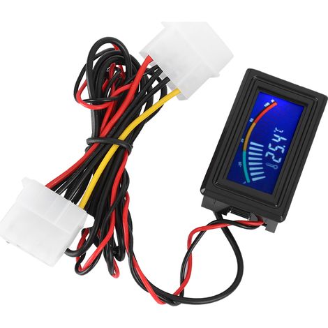 Thermomètre numérique à eau avec affichage LCD et indicateur de température à aiguille, 5 V-24 V (1/5)