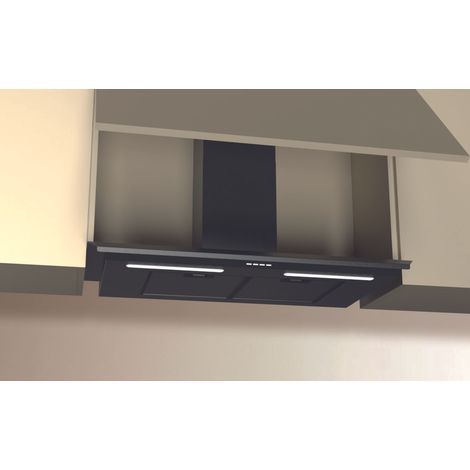 HOTTE LIVING - IN  cm. 90 - NOIRE - 700 m3/h