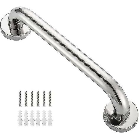 30 cm épaissir la barre d'appui de baignoire de salle de bains d'acier inoxydable main courante de sécurité pour la Toile de douche de baignoire (1/5)