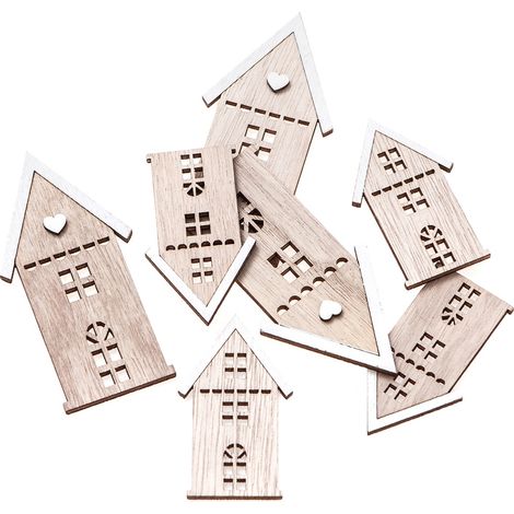 Casette in legno - Set di 7 pezzi.