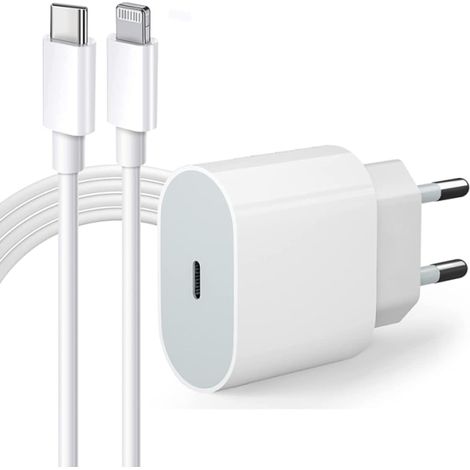 Chargeur rapide pour iPhone avec câble de charge rapide, compatible avec l'iPhone 14 (1/5)