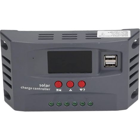 10A MPPT-Solarladeregler, 12V/24V automatischer Regler mit LCD-Bildschirm für netzunabhängige Systeme (1/5)