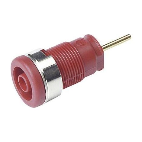SKS HIRSCHMANN SEB 2630 S1,9 PRESA DI SICUREZZA DA LABORATORIO PRESA VERTICALE Ø PERNO: 4 MM ROSSO 1 PZ.