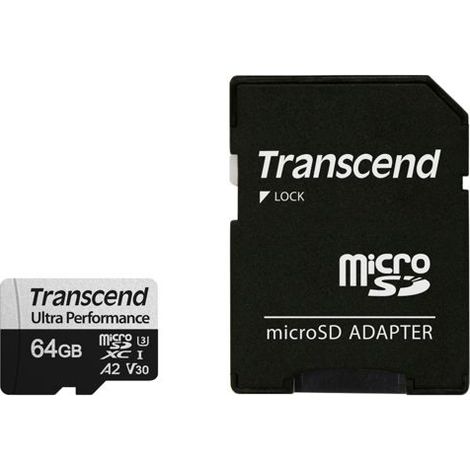 Transcend microSDXC 340S  64GB Class 10 UHS-I U3 A2