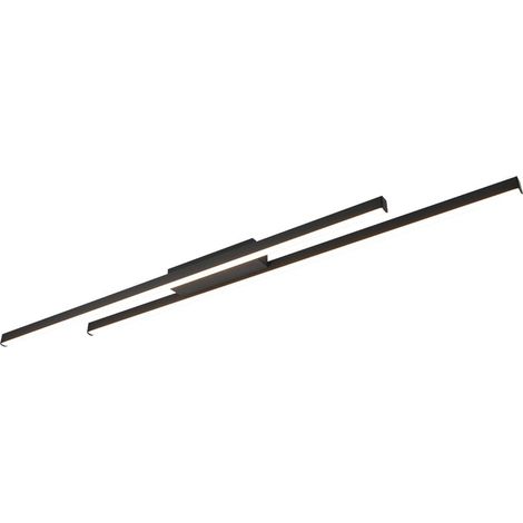 Trio Leuchten LED Deckenleuchte Odio 28W schwarz Deckenlampen