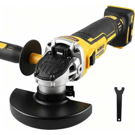 DEWALT DCG405NT (métal nu) Meuleuse d'angle 125 mm pour couper et meuler divers matériaux en atelier et sur chantier