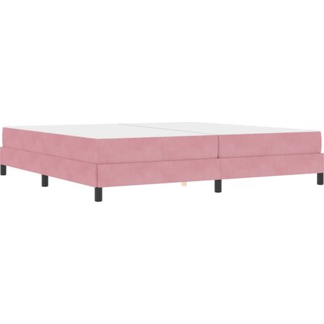 Maison Exclusive - Boxspringbett mit Matratze Rosa 200 x 200 cm S
