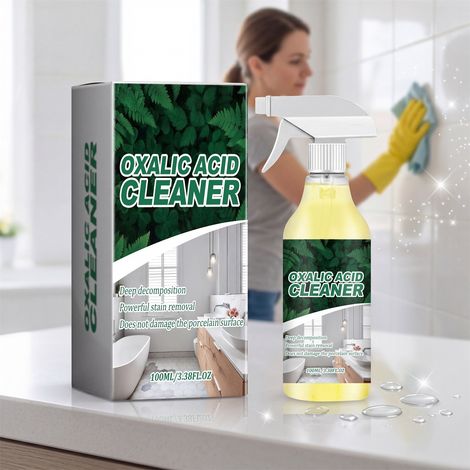 Oxalsäurereiniger, ein vielseitiger Reiniger für die tägliche Reinigung von Küchen- und Badezimmeroberflächen, entfernt effektiv Flecken und Staub und hellt die Oberflächen auf – 100 ml -- BIEMMEDUE (1/5)